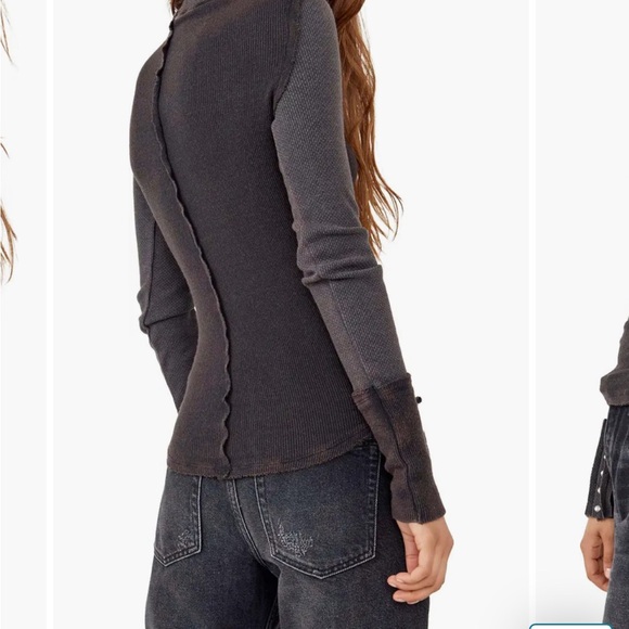 New We the Free Freya Mock Neck Thermal Top - Picture 7 of 11